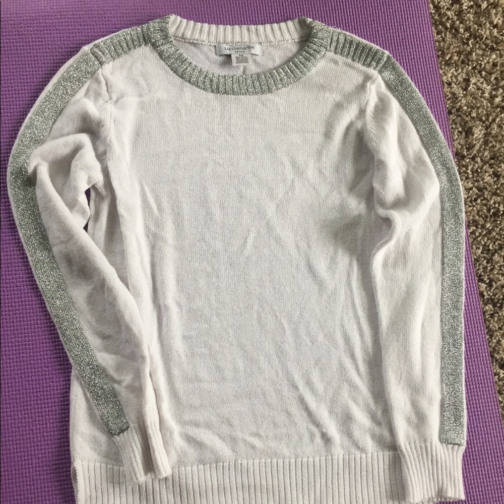 Cute Grey & Silver Sweater (: